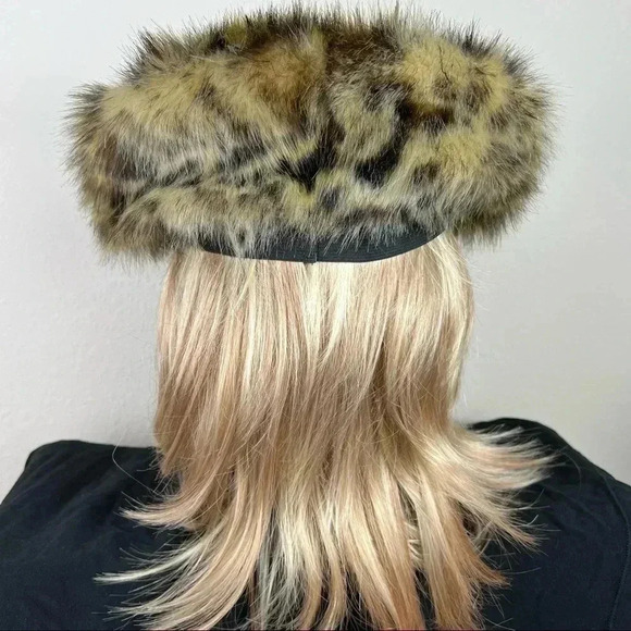 Pamela McCoy Women’s Cheetah Faux Faux Replica Hat Cap One Size - Picture 5 of 16